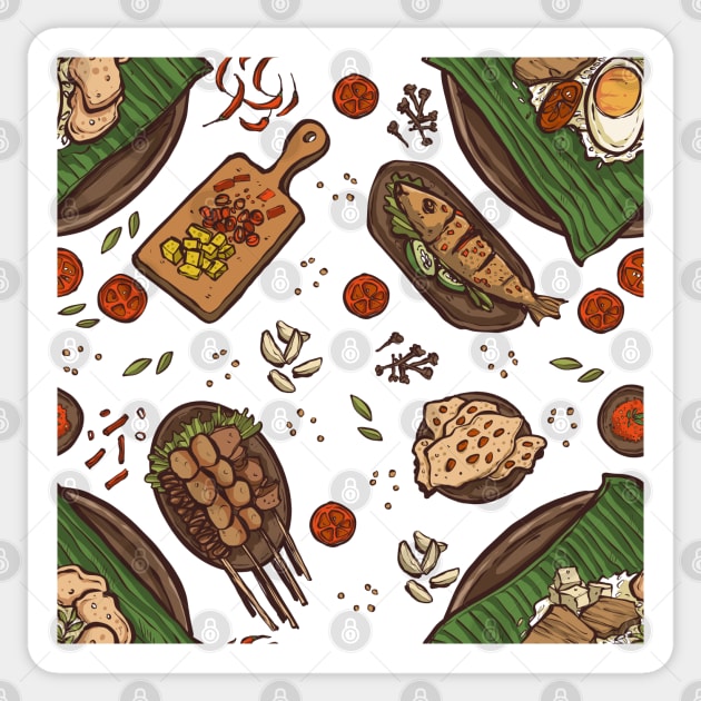 Traditional dish from indonesia Sticker by Yafieg